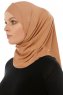 Micro Cross - Hijab One-Piece Caramello