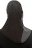 Esin - Hijab One-Piece Nero & Grigio Chiaro & Antracite