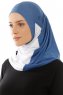Esin - Hijab One-Piece Indaco & Bianca & Blu Navy