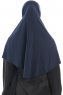  Ajda - Hijab Blu Navy Con Cerniera