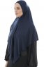  Ajda - Hijab Blu Navy Con Cerniera