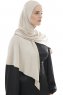  Ajda - Hijab Taupe Chiaro Con Cerniera