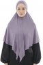 Ajda - Hijab Viola Scuro Con Cerniera