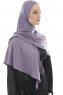  Ajda - Hijab Viola Scuro Con Cerniera
