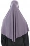  Ajda - Hijab Viola Scuro Con Cerniera