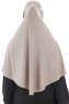  Ajda - Hijab Grigio Pietra Con Cerniera