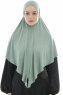  Ajda - Hijab Verde Con Cerniera