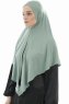  Ajda - Hijab Verde Con Cerniera