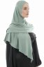  Ajda - Hijab Verde Con Cerniera