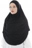 Roxelana - Hijab Al Amira Nero Lunga