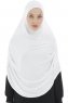 Roxelana - Hijab Al Amira Bianca Lunga