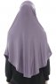 Roxelana - Hijab Al Amira Viola Scuro Lunga