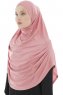 Roxelana - Hijab Al Amira Rosa Scuro Lunga