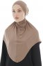 Sefa - Hijab Al Amira Taupe Scuro One-Piece
