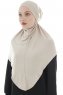 Sefa - Hijab Al Amira Taupe Chiaro One-Piece