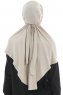 Sefa - Hijab Al Amira Taupe Chiaro One-Piece