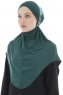 Sefa - Hijab Al Amira Verde Scuro One-Piece
