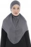 Sefa - Hijab Al Amira Grigio Scuro One-Piece