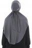 Sefa - Hijab Al Amira Grigio Scuro One-Piece