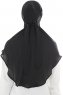 Ebrar - Hijab Al Amira Crepe Chiffon Nero