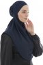 Ebrar - Hijab Al Amira Crepe Chiffon Blu Navy