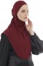 Ebrar - Hijab Al Amira Crepe Chiffon Bordò