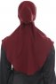 Ebrar - Hijab Al Amira Crepe Chiffon Bordò