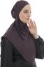 Ebrar - Hijab Al Amira Crepe Chiffon Viola
