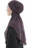 Ebrar - Hijab Al Amira Crepe Chiffon Viola