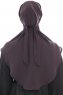 Ebrar - Hijab Al Amira Crepe Chiffon Viola