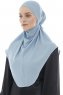 Ebrar - Hijab Al Amira Crepe Chiffon Azzurro