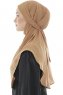 Ebrar - Hijab Al Amira Crepe Chiffon Camel