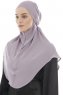 Ebrar - Hijab Al Amira Crepe Chiffon Grigio Pietra