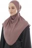 Ebrar - Hijab Al Amira Crepe Chiffon Prugna