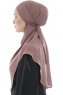 Ebrar - Hijab Al Amira Crepe Chiffon Prugna