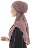 Ebrar - Hijab Al Amira Crepe Chiffon Prugna
