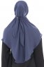 Ebrar - Hijab Al Amira Crepe Chiffon Royal Blue