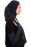 Azize - Pro Scarf Sport Hijab Set Blu Navy