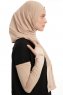 Azize - Pro Scarf Sport Hijab Set Taupe Chiaro