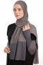 Azize - Pro Scarf Sport Hijab Set Grigio Scuro