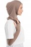 Bayda - Pro Sport Hijab Set Taupe Scuro