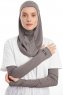 Bayda - Pro Sport Hijab Set Grigio Scuro