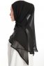 Eylem - Hijab Chiffon One Piece Nero