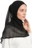 Eylem - Hijab Chiffon One Piece Nero