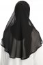 Eylem - Hijab Chiffon One Piece Nero