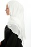 Eylem - Hijab Chiffon One Piece Creme