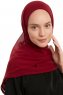 Eylem - Hijab Chiffon One Piece Bordò