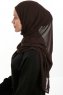 Eylem - Hijab Chiffon One Piece Marrone