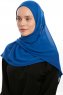 Eylem - Hijab Chiffon One Piece Blu