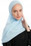 Eylem - Hijab Chiffon One Piece Azzurro